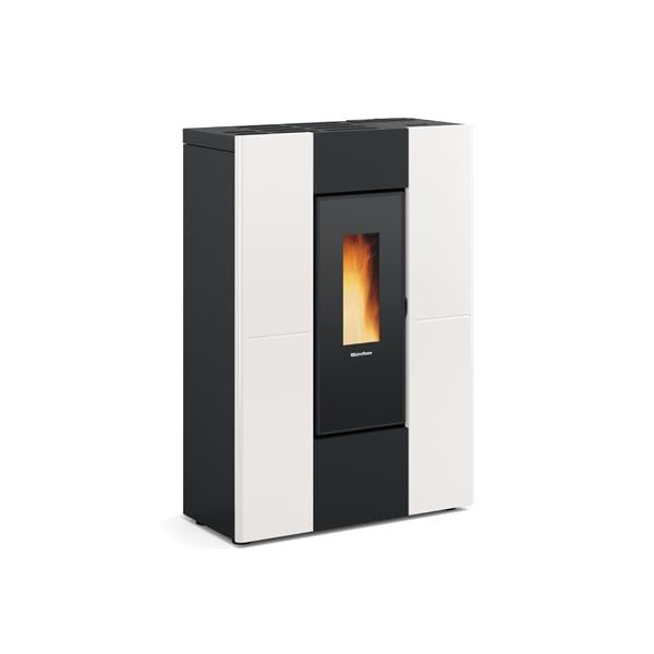 STUFA A PELLET MARILENA PLUS AD CANALIZ. 8,0 KW BIANCA (CONTO TERMICO)