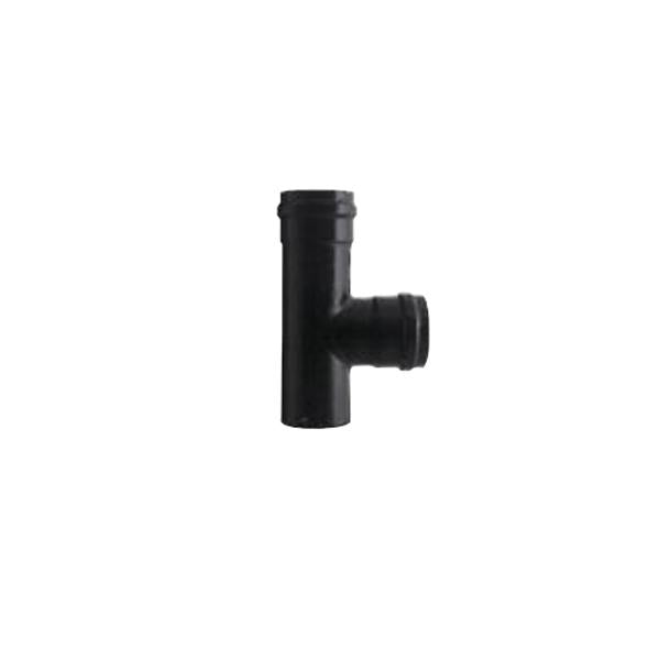 TEE TUBE PELLET MFF MATT BLACK SAVE 8 CM MFF