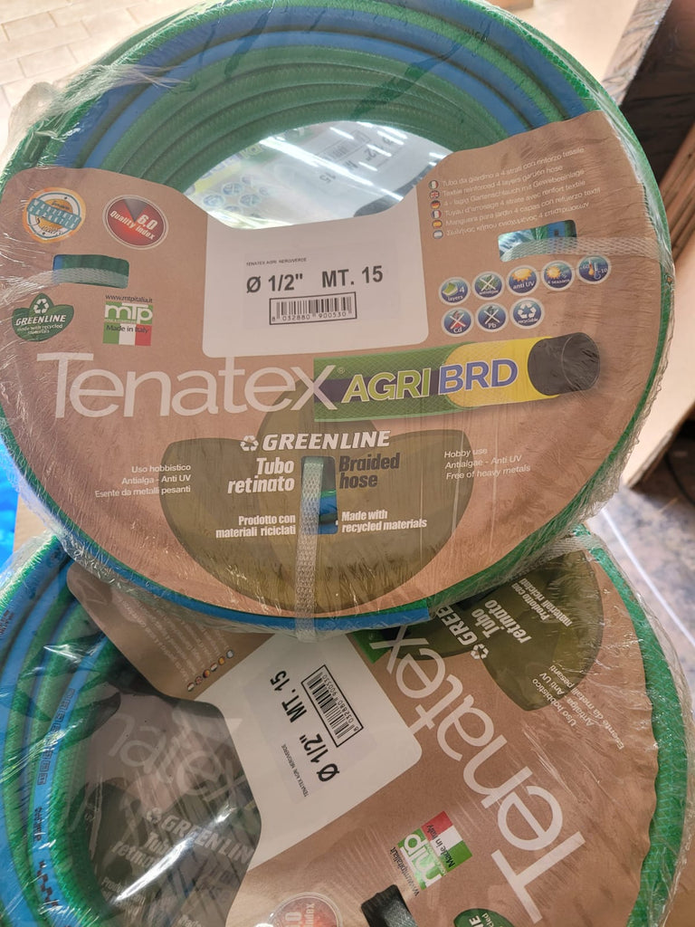 TUBO RETINATO 'TENATEX AGRI'  mm 12,5(1/2") x 15 mt