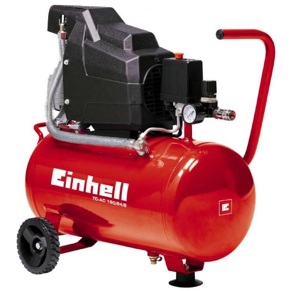 COMPRESSORE AC COASSIALE TC-AC 190/24 EINHELL LUBRIFICATO LT 24 HP 2,0