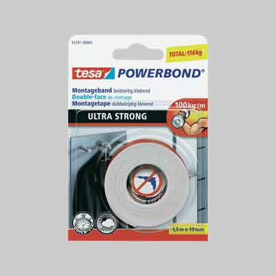 NASTRO BIADESIVO 'POWERBOND' mm 19x1,5 mt