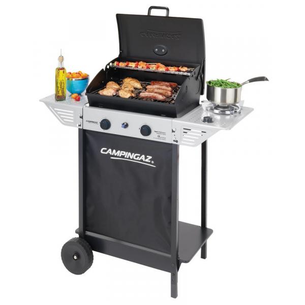 BARBECUE GAS XPERT 100 + ROCKY CAMPINGAZ FUOCHI 2+1 CM 98X48 H.CM 124