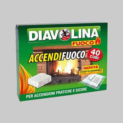 ACCENDIFUOCO 'DIAVOLINA' 40 cubi