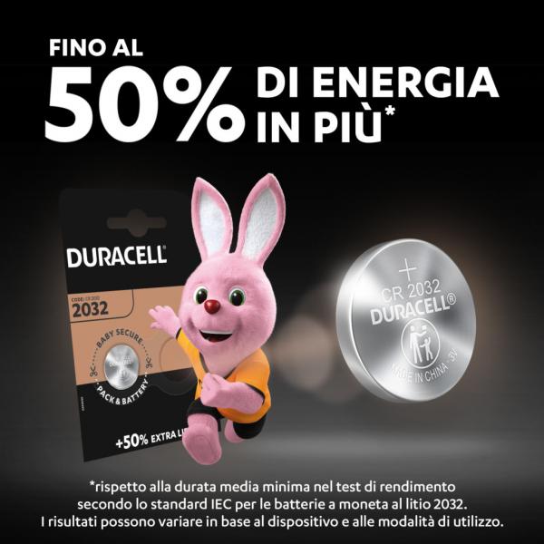 PILA SPECIALISTICA 2032 DURACELL LITIO VOLT 3,0 CF=PZ 2