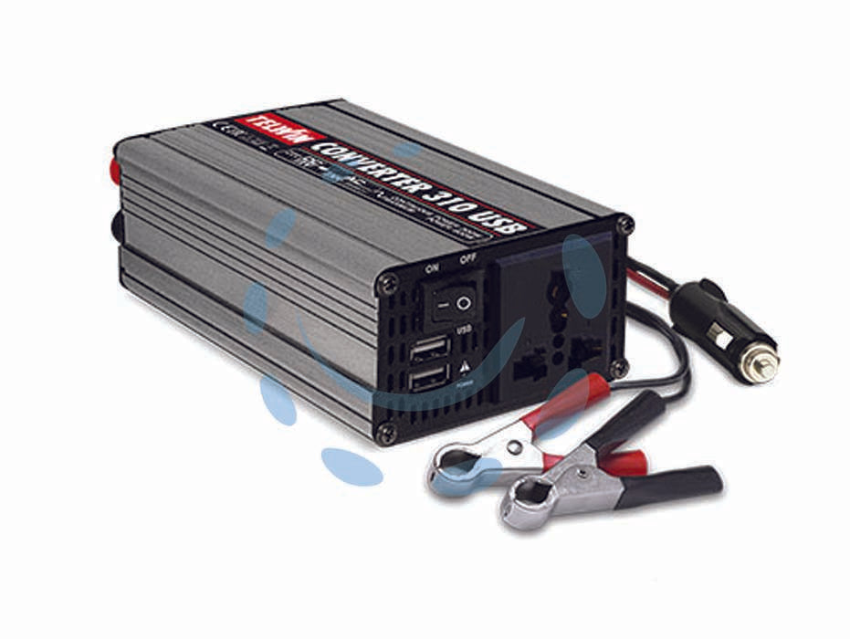 CONVERTITORE INVERTER 12V-230V 310W CON 2 USB