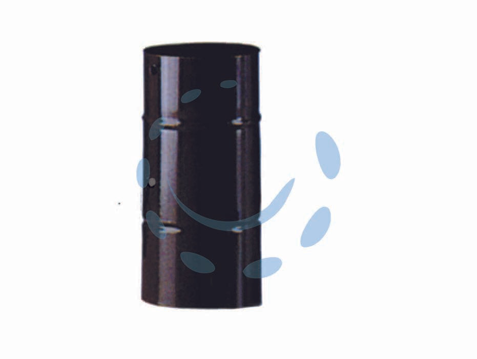 PORCELAIN TUBE WITH HOLE FOR GLOSSY BROWN DAMPER