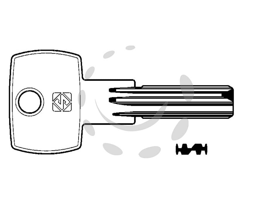 CHIAVI PUNZONATE PER CILINDRI VIRO 6 SPINE VI19