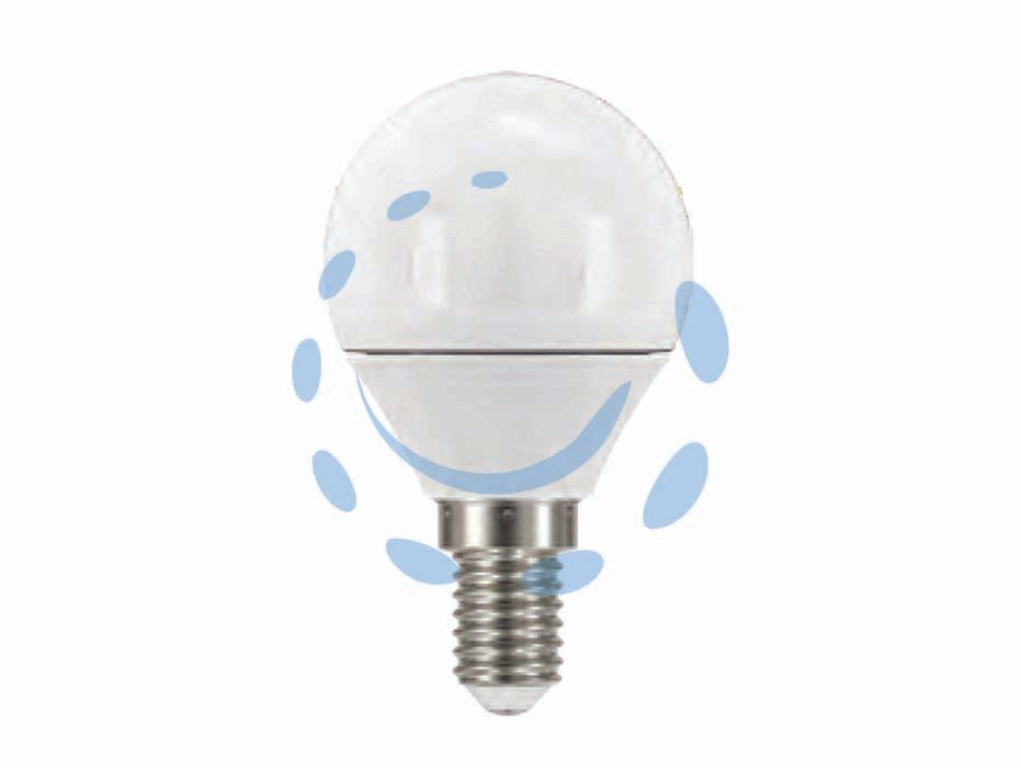 LAMPADA LED SFERA OPALE E14