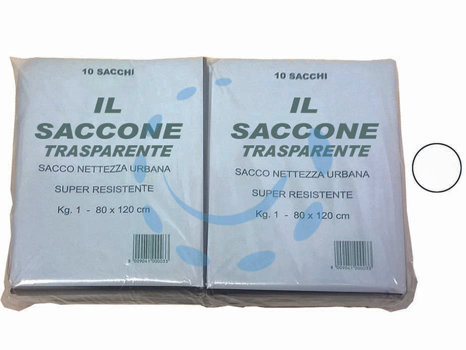 SACCO "IL SACCONE" TRASPARENTE PZ.10