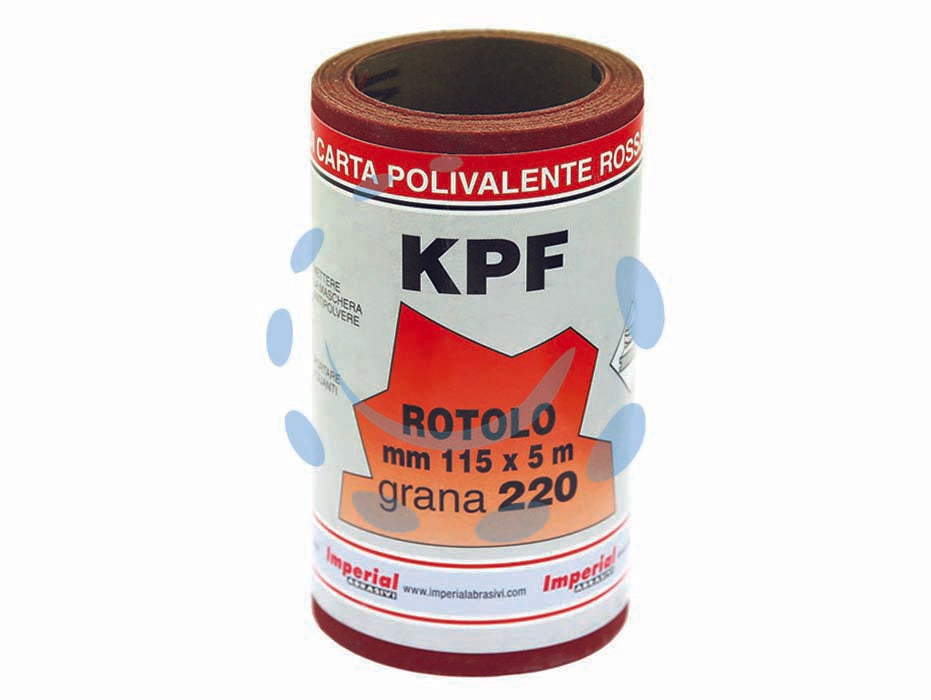 CARTA RESINATA AL CORINDONE CON SUPPORTO LATTICE KPF IN MINIROLL