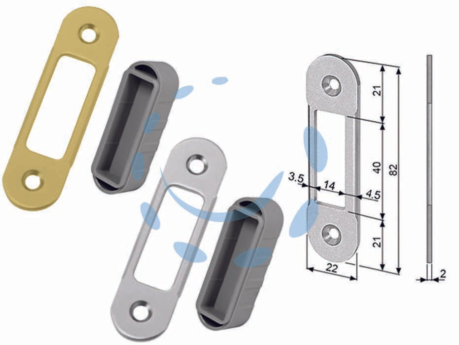 ADJUSTABLE EASY-MATIC STRIKER WITH BRASS-PLATED ROUND EDGE