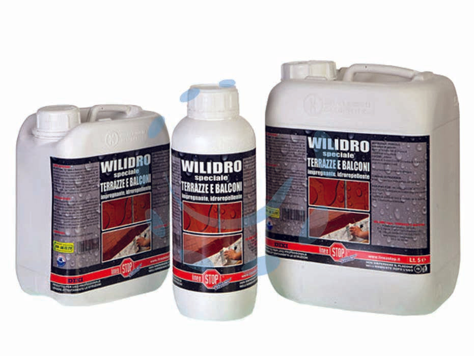 WILIDRO IMPREGNANTE PROTETTIVO IDROREPELLENTE PER TERRAZZE E BALCONI