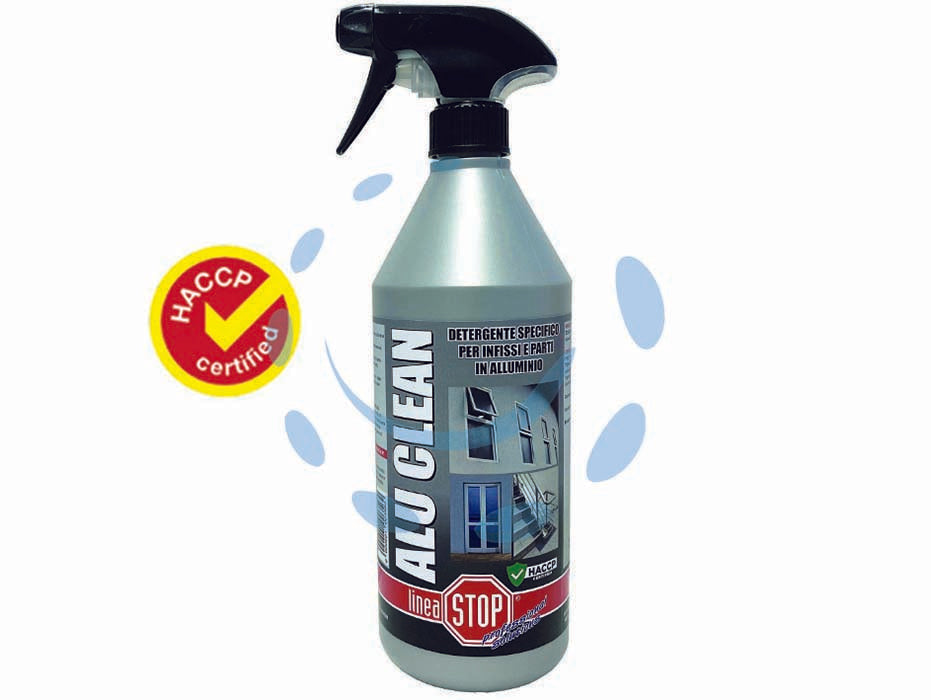 ALU CLEAN DETERGENTE SPECIFICO PER LA PULIZIA DI INFISSI IN ALLUMINIO