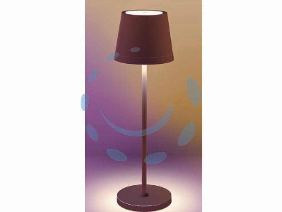 LAMPADA DA TAVOLO A LED RICARICABILE BRONZO