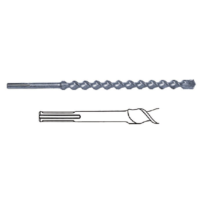 TWIST DRILL WITH SDS ATTACHMENT - MAX mm 32 x 570