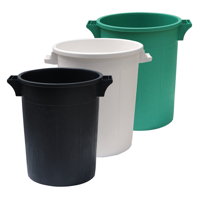 STACKABLE GARBAGE BIN Lt 50 - Ø 41 xh 49 cm - black