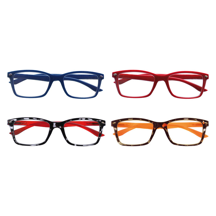 'FASHION' MODEL READING GLASSES + 1,5 red/red