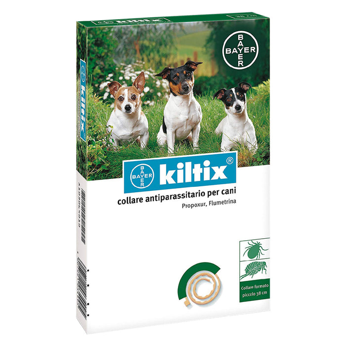 COLLARE ANTIPARASSITARIO PER CANI 'KILTIX' taglia media - cm. 53