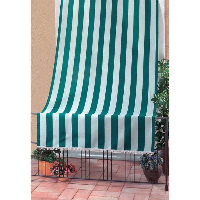 TENDA DA SOLE PER SORMONTO cm.140 x H.300 - bianco/marrone