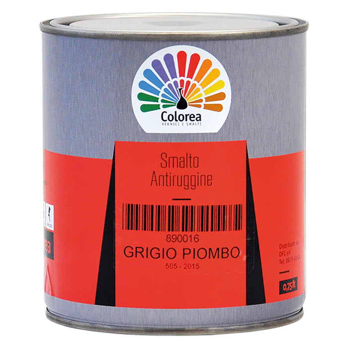 SMALTO ANTIRUGGINE 'COLOREA' Lt. 0,750 Rosso intenso