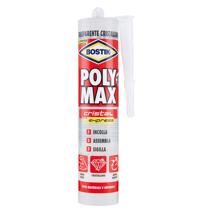 UNIVERSAL SEALANT ADHESIVE 'POLY MAX' CRISTAL E gr. 300